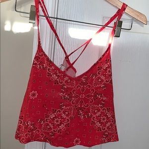 Cropped Bandana Shirt